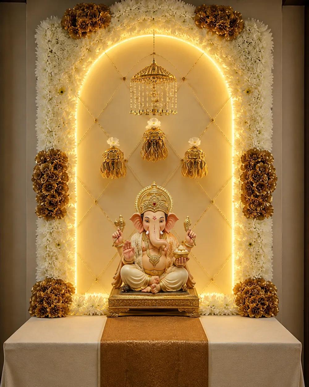Gloriosa Ganpati mandap design reference — look 4