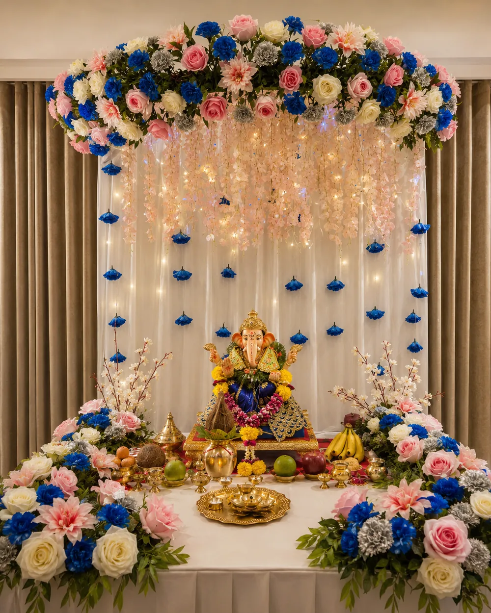 Gloriosa Ganpati mandap design reference — look 5