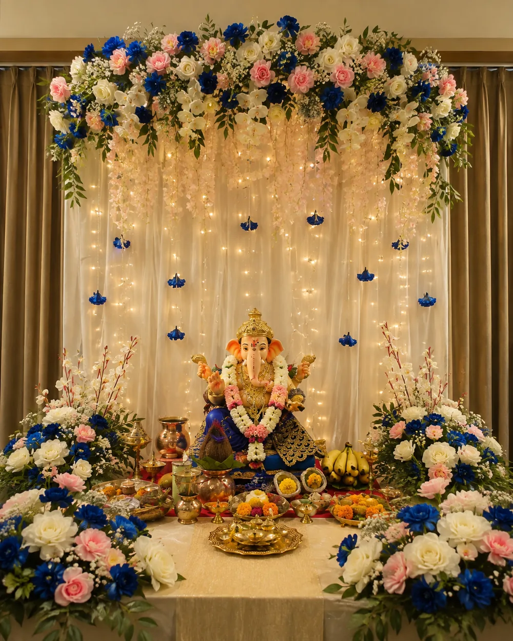 Gloriosa Ganpati mandap design reference — look 6