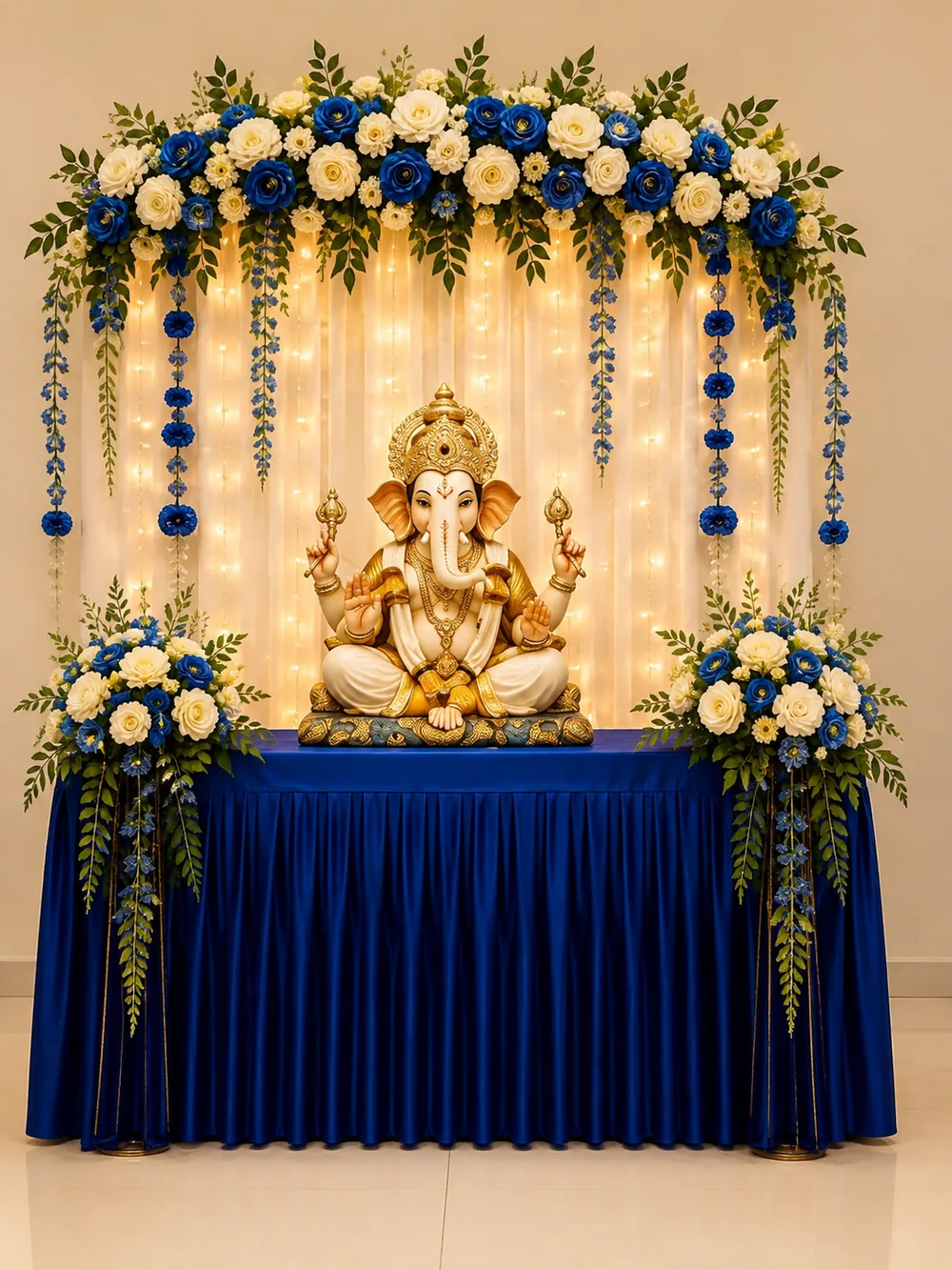 Gloriosa Ganpati mandap design reference — look 10