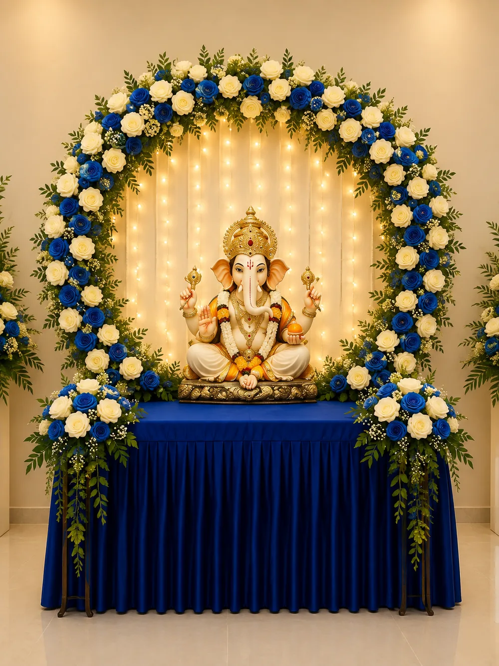 Gloriosa Ganpati mandap design reference — look 11