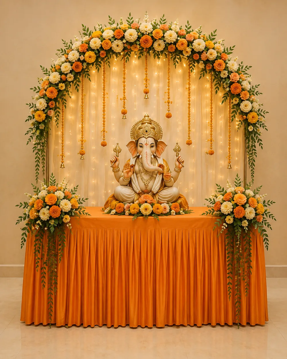 Gloriosa Ganpati mandap design reference — look 20