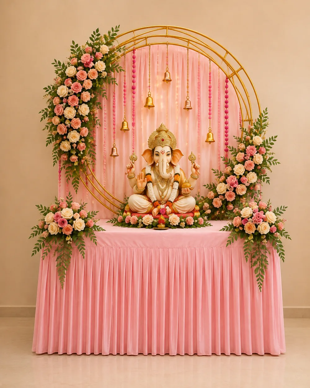 Gloriosa Ganpati mandap design reference — look 25
