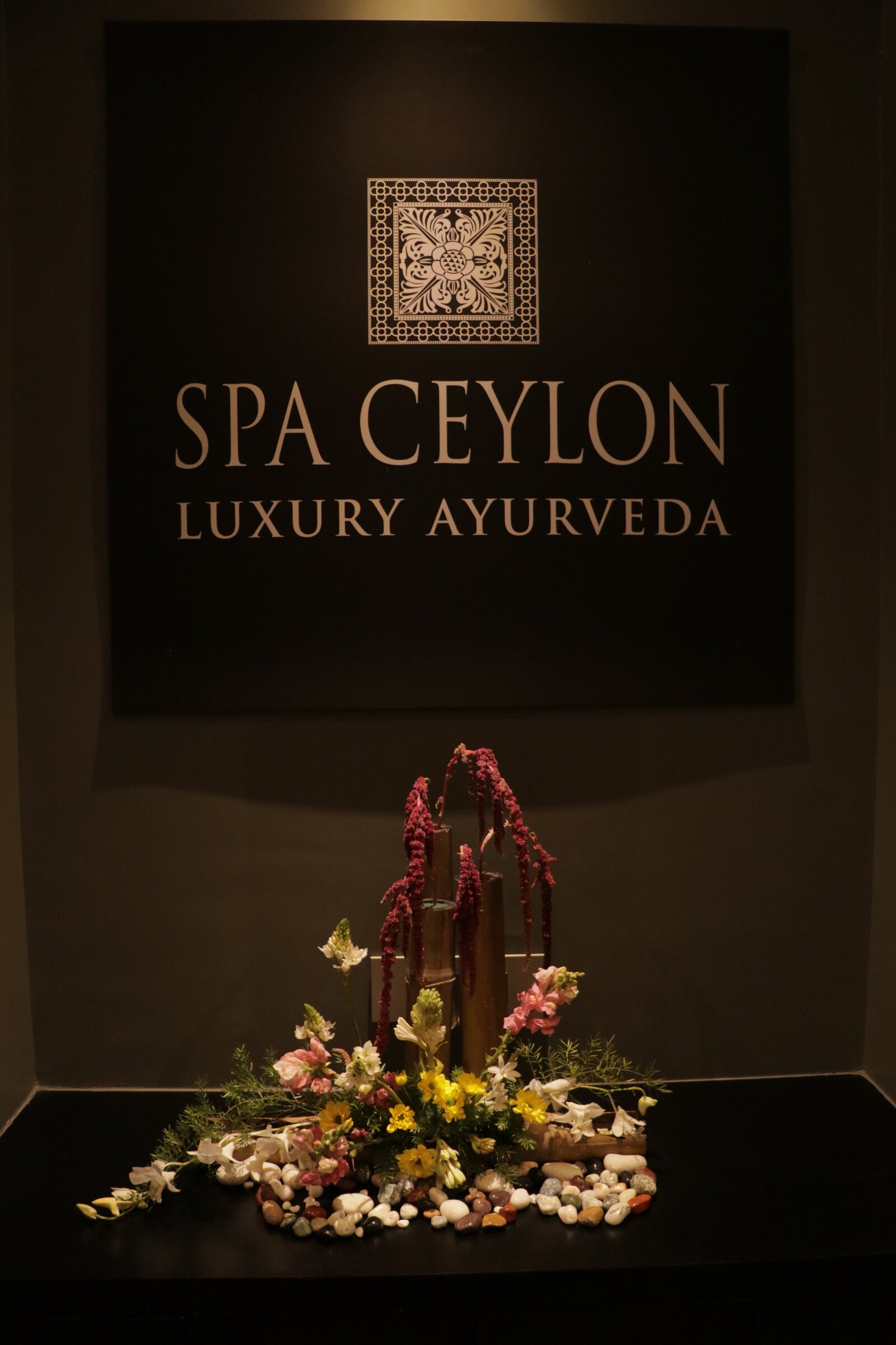 Spa Ceylon corporate floral arrangement by Gloriosa