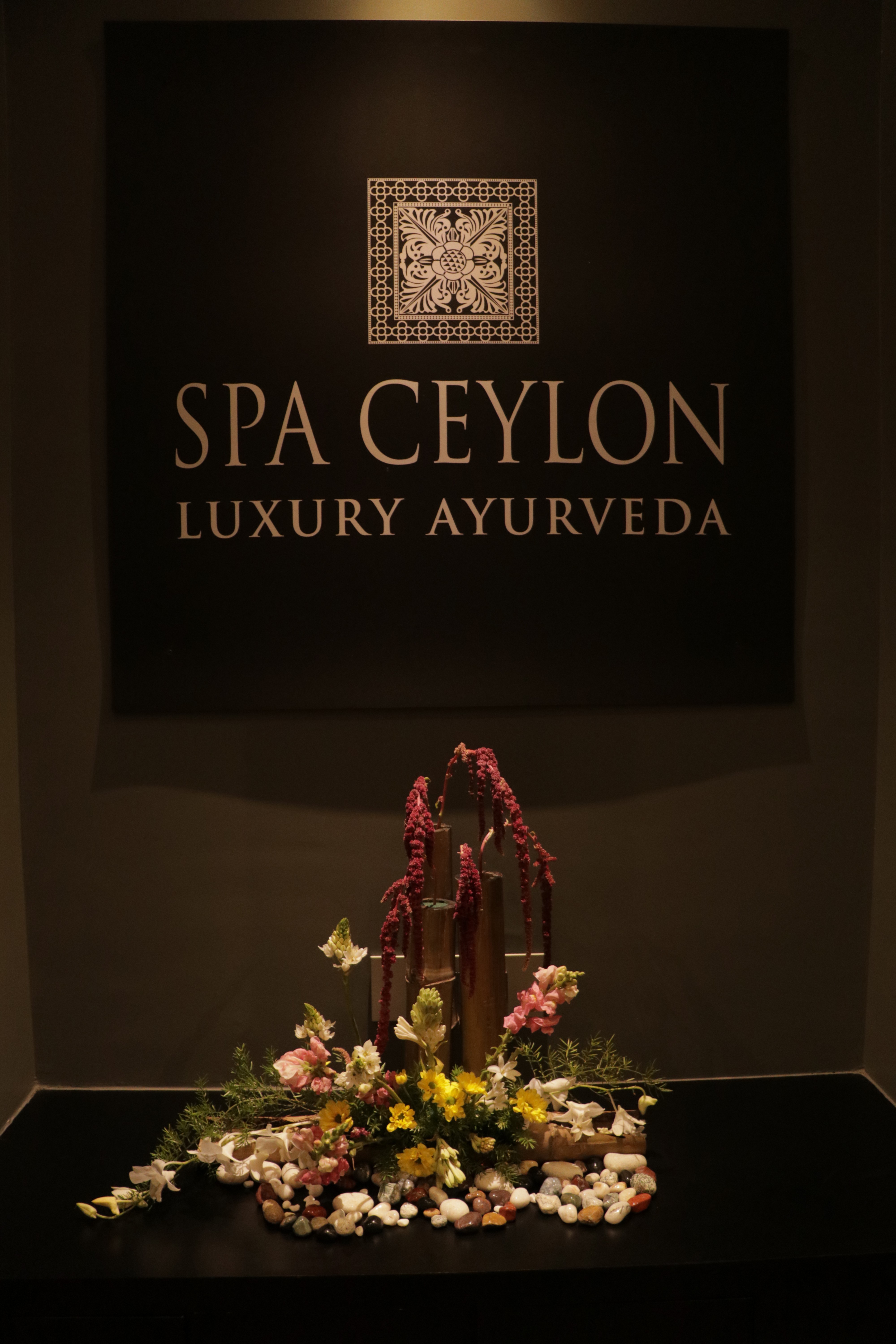 Spa Ceylon corporate floral arrangement